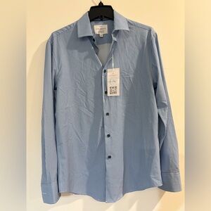 Classic Blue Gingham Men's Shirt